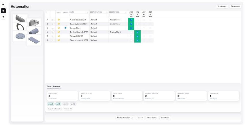 Smart Solutions for Solidworks batch export Across Multiple File Types