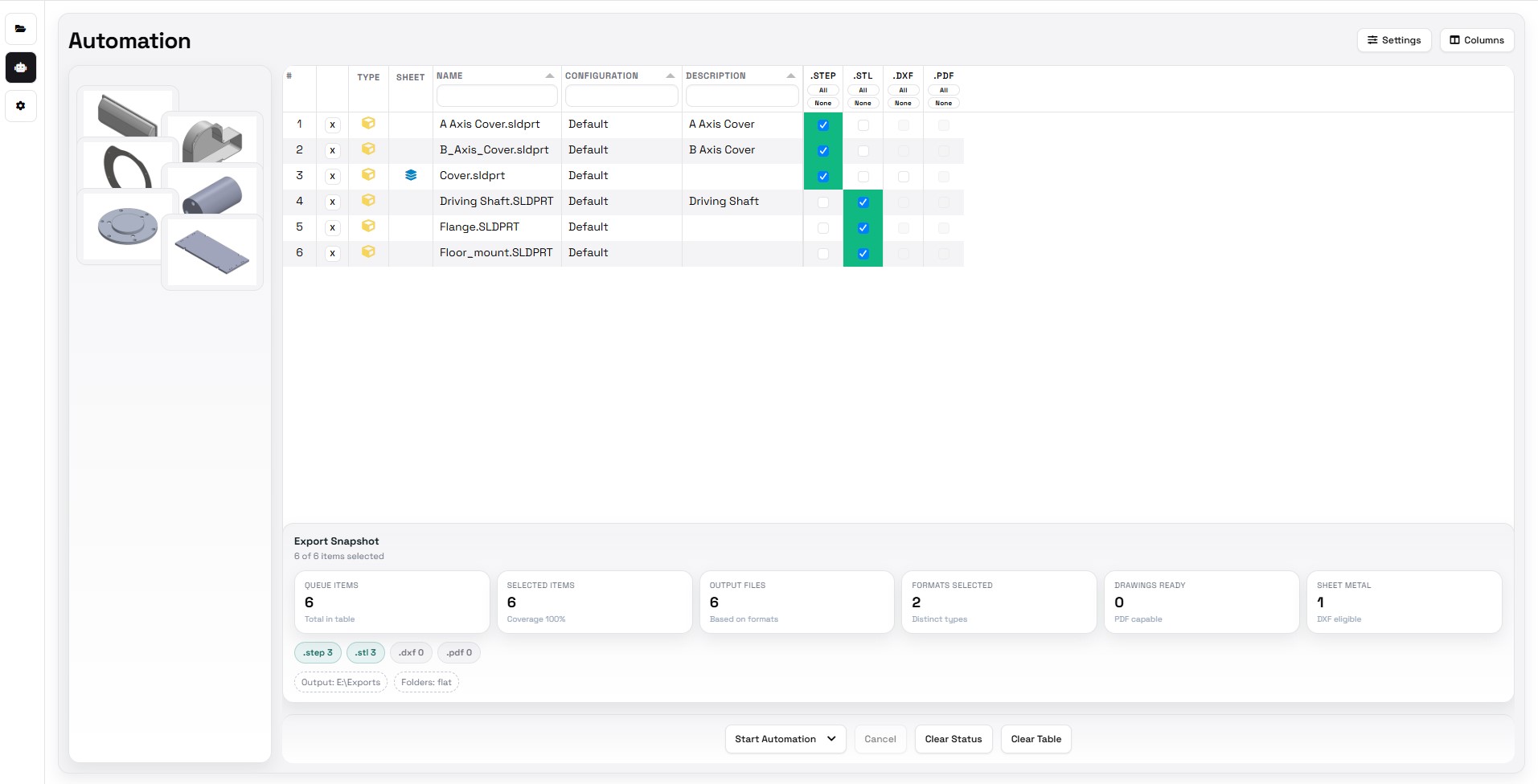 Smart Solutions for Solidworks batch export Across Multiple File Types